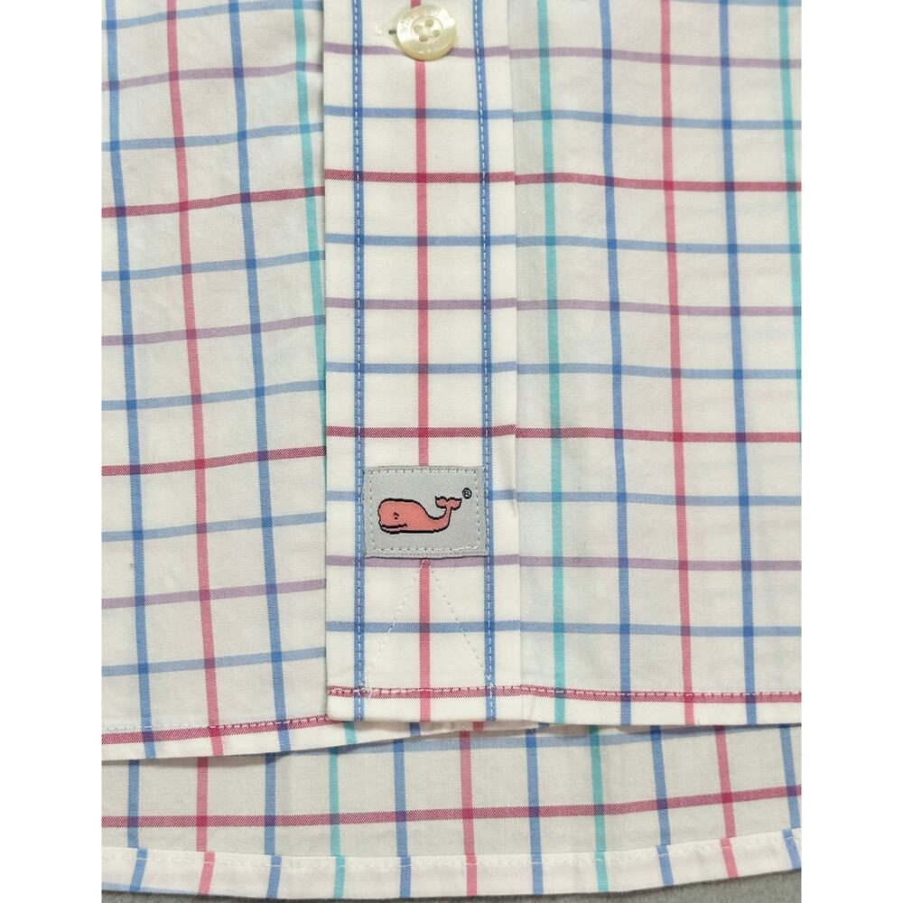 Vineyard Vines Classic Fit Murray Button Up White Multi Color Check Size Large - Picture 5 of 11